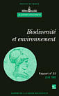 Biodiversit et environnement (rapport de l'Acadmie des sciences N33)