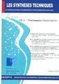 Traitements - Potabilisation (Les Synthèses techniques du Service National d'Information et de Documentation sur l'eau, EN 03-1)