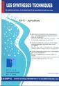 Agriculture - Les Synthses techniques du Service National d'Information et de Documentation sur l'eau (EN 03-5)