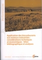 Application des biocarburants aux moteurs industriels: considrations techniques et conomiques - bilan bibliographique et analy