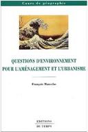 Questions d'environnement pour l'amnagement et l'urbanisme